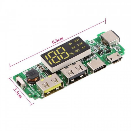 ماژول پاوربانک دارای نمایشگر H961