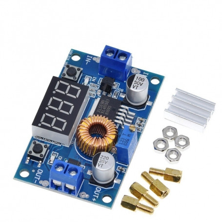 ماژول مبدل DC-DC کاهنده XL4015 به همراه نمایشگر